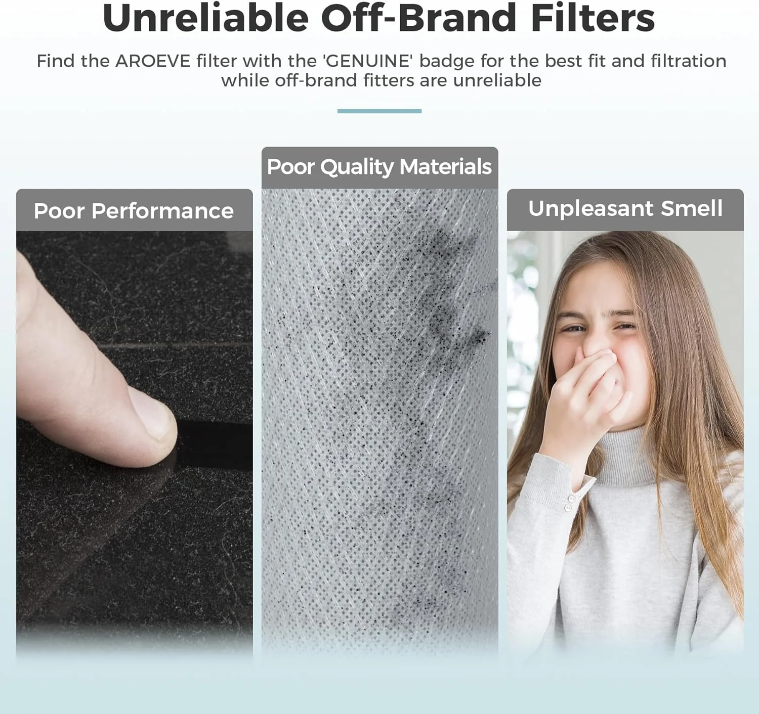 AROEVE Air Filter Replacement | MKD05- Standard Version(2 Packs) - Image 6