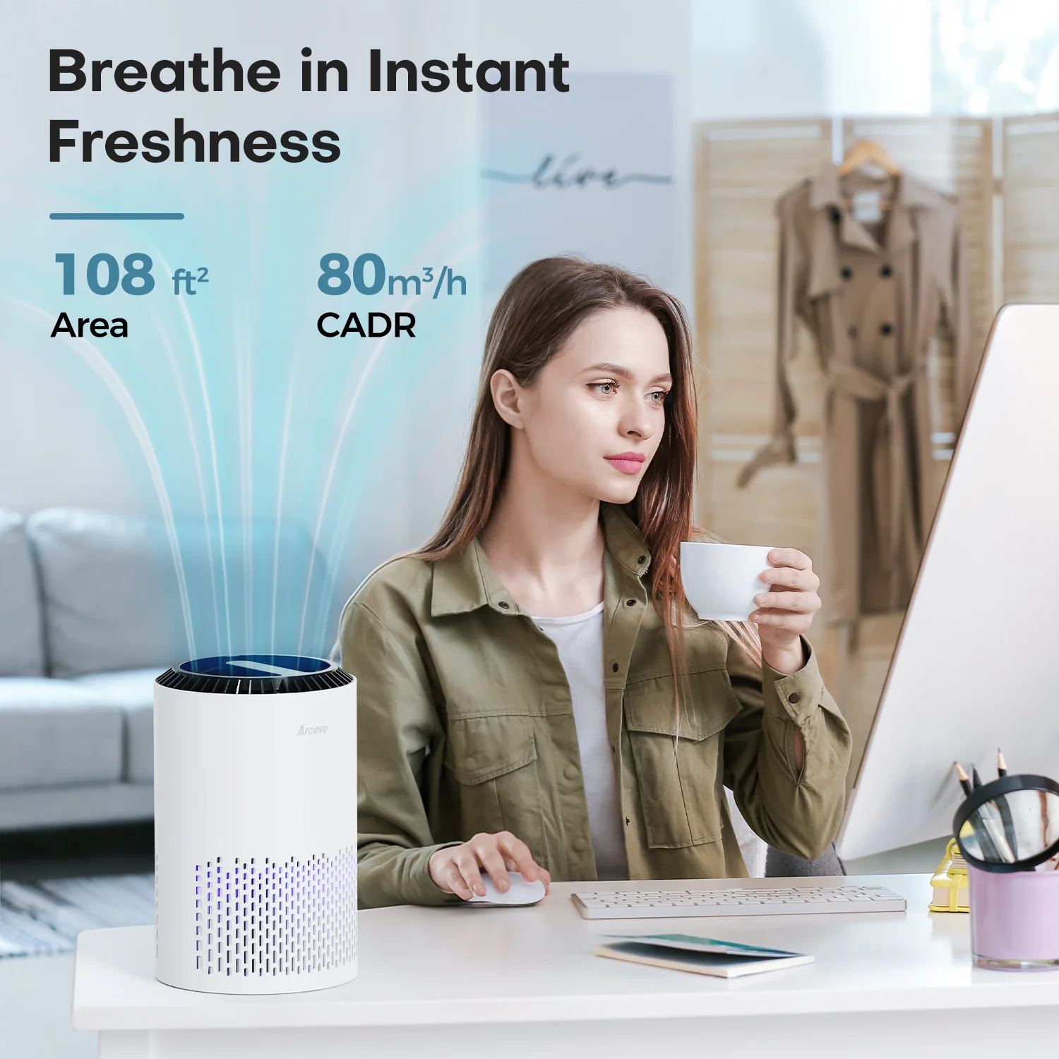 AROEVE Air Purifiers | MK01A - Image 3