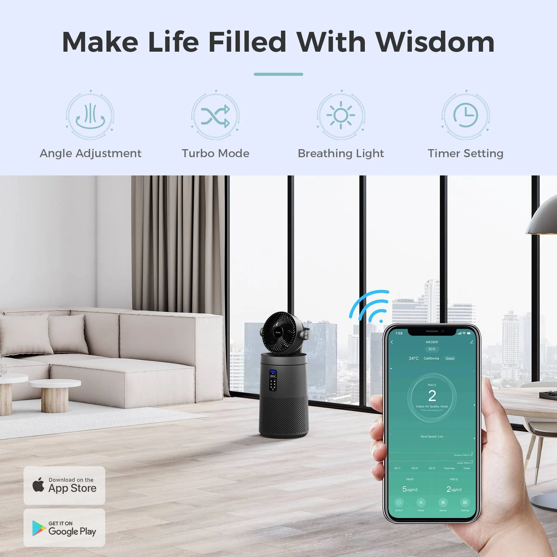 AROEVE Air Purifiers | MK08W - Image 10