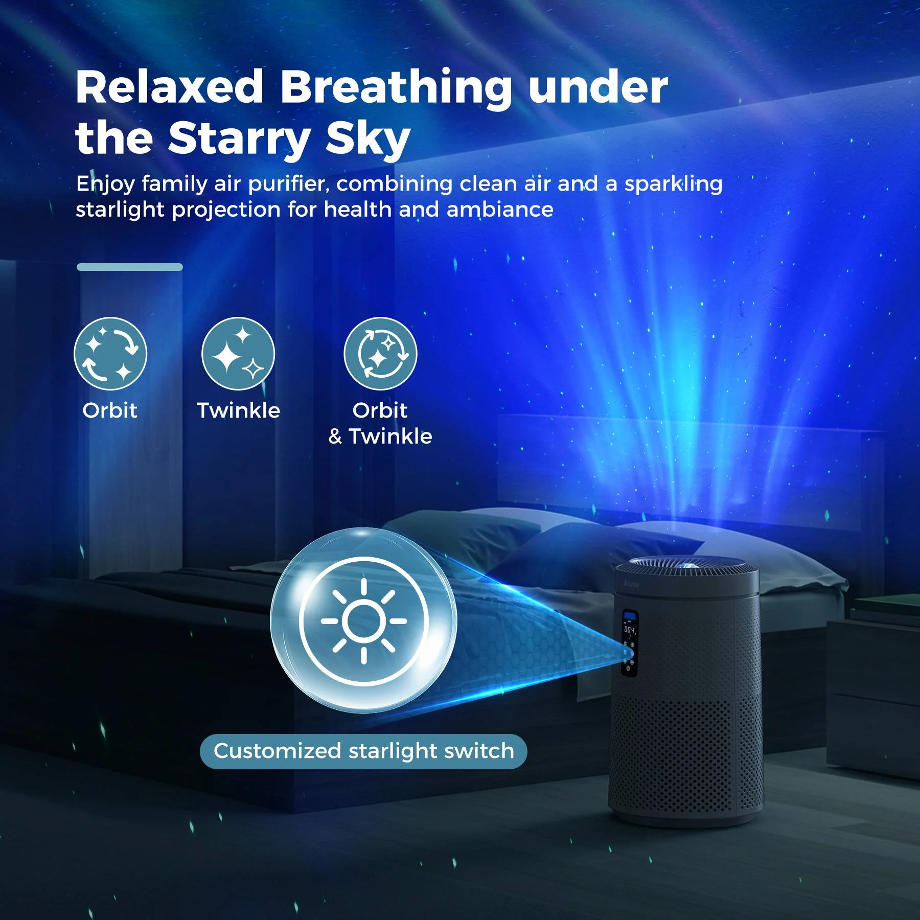 AROEVE Air Purifiers | MK09W (Space Grey) - Image 6